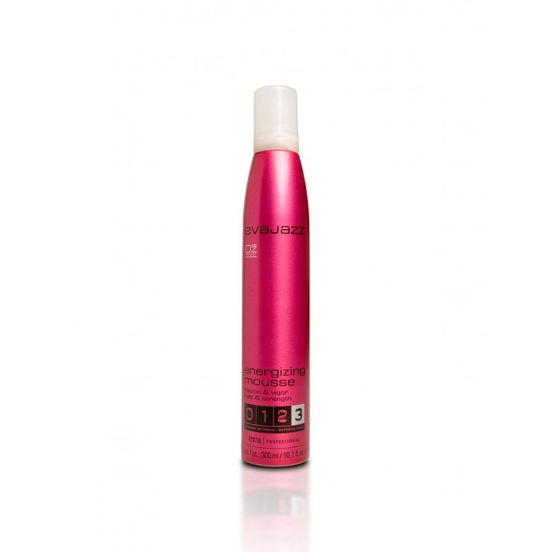 Evajazz Energizing Mousse ypač stiprios fiksacijos putos 300ml Evajazz Energizing Mousse ypač stiprios fiksacijos putos 300ml