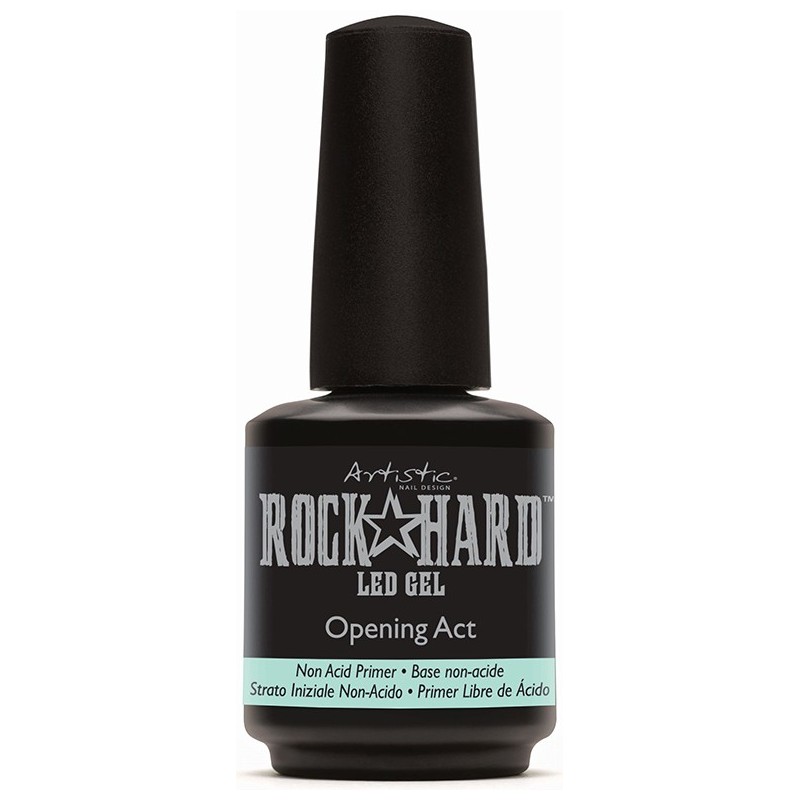 Nerūgštinis primeris Artistic Rock Hard LED Gel Opening Act 15 ml Nerūgštinis primeris Artistic Rock Hard LED Gel Opening Act 15 ml