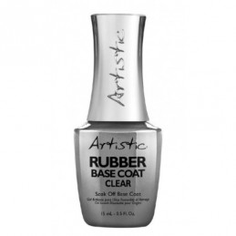 Gelio-lako pagrindas Artistic Rubber Base Coat Clear 15 ml