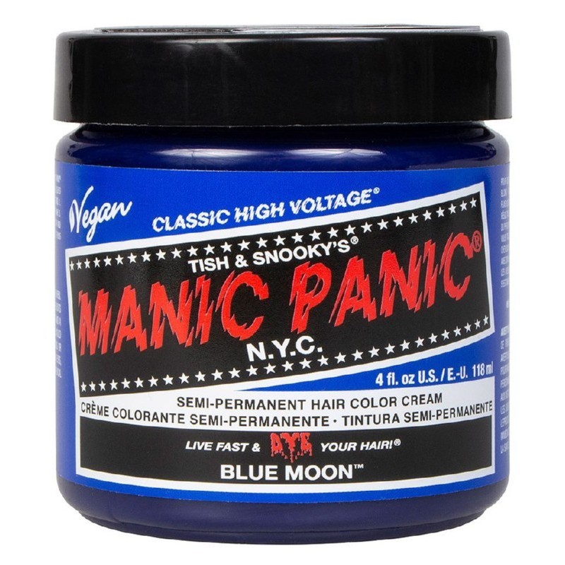 Pusiau ilgalaikiai plaukų dažai Manic Panic Blue Moon 118 ml Pusiau ilgalaikiai plaukų dažai Manic Panic Blue Moon 118 ml