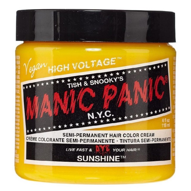 Pusiau ilgalaikiai plaukų dažai Manic Panic Cream Sunshine 118ml Pusiau ilgalaikiai plaukų dažai Manic Panic Cream Sunshine 118ml