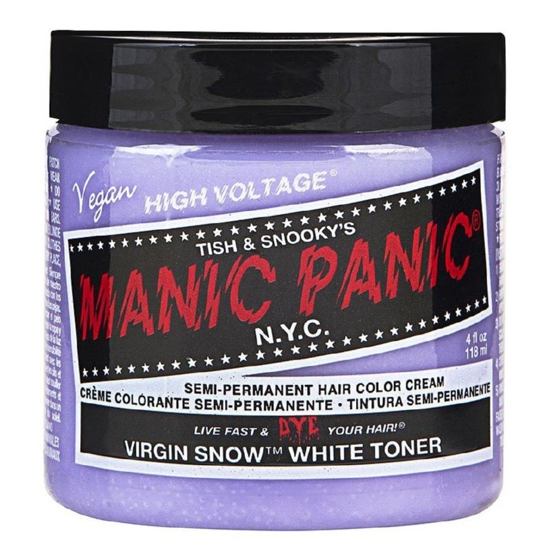 Pusiau ilgalaikiai plaukų dažai Manic Panic Virgin Snow 118 ml Pusiau ilgalaikiai plaukų dažai Manic Panic Virgin Snow 118 ml