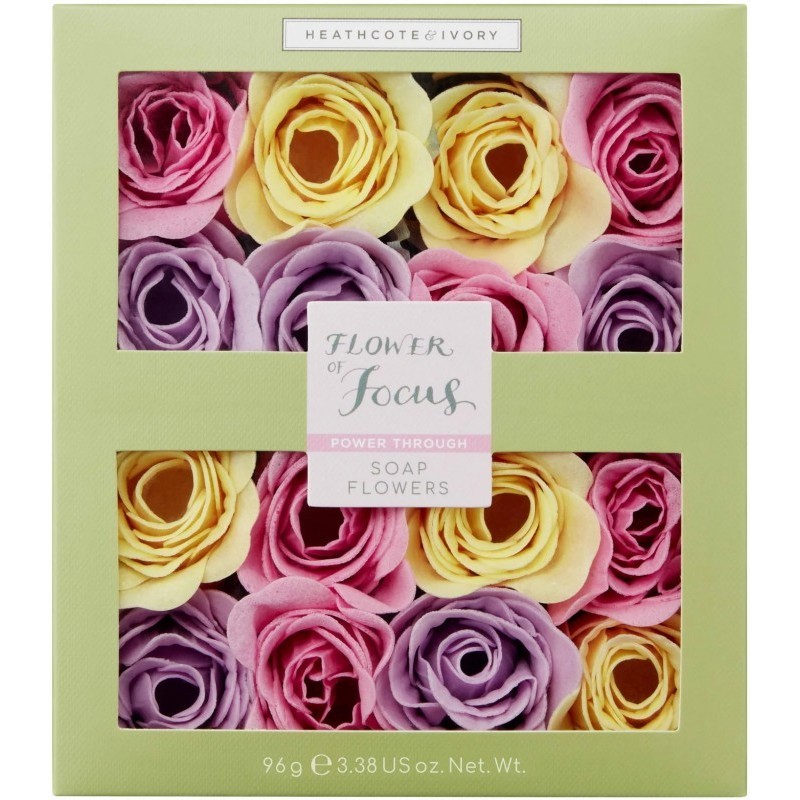Vonioje tirpstančios muilo gėlės Heathcote & Ivory Flower 96g Vonioje tirpstančios muilo gėlės Heathcote & Ivory Flower 96g