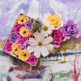 Vonioje tirpstančios muilo gėlės Flower of Focus Bathing Flowers FFFG2292, 96 g 3