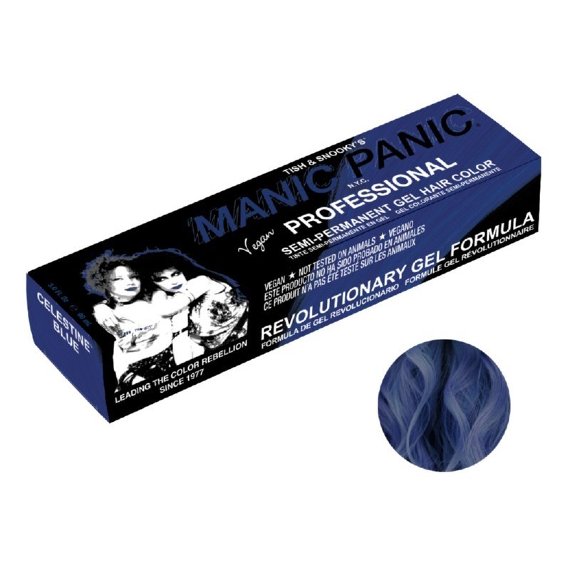 Pusiau ilgalaikiai plaukų dažai Manic Panic Celestine Blue 90 ml Pusiau ilgalaikiai plaukų dažai Manic Panic Celestine Blue 90 ml