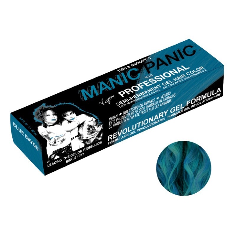 Pusiau ilgalaikiai plaukų dažai Manic Panic Blue Bayou 90 ml Pusiau ilgalaikiai plaukų dažai Manic Panic Blue Bayou 90 ml