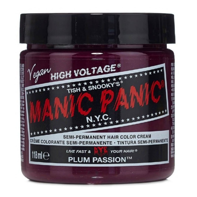 Pusiau ilgalaikiai plaukų dažai Manic Panic Plum Passion 118 ml Pusiau ilgalaikiai plaukų dažai Manic Panic Plum Passion 118 ml
