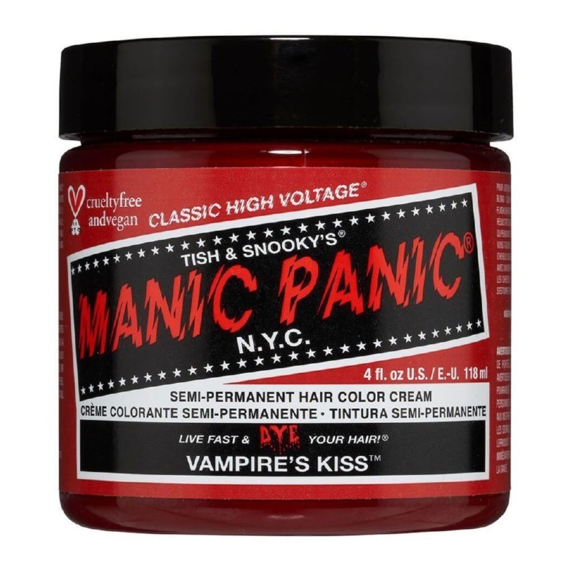 Pusiau ilgalaikiai plaukų dažai Manic Panic Vampire's Kiss 118 ml Pusiau ilgalaikiai plaukų dažai Manic Panic Vampire's Kiss 118 ml