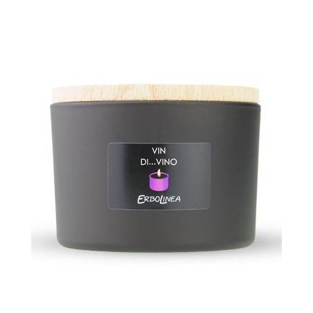 Aromatinė žvakė Erbolinea Candela In Vetro Vin Di Vino 140 g