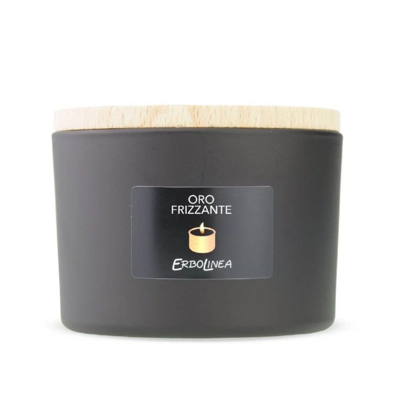 Aromatinė žvakė Oro Frizzante, 140 g ERBCANORO 1 Aromatinė žvakė Oro Frizzante, 140 g ERBCANORO 1