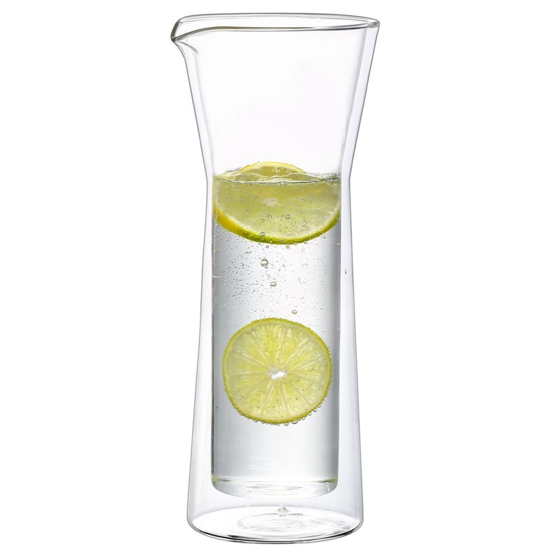 Dvisienis stiklinis ąsotis Zyle 900 ml Dvisienis stiklinis ąsotis Zyle 900 ml