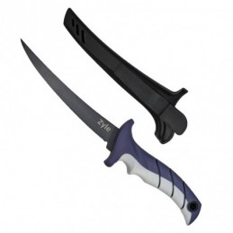 File peilis ZYLE skirtas žuviai su dėklu 19 cm