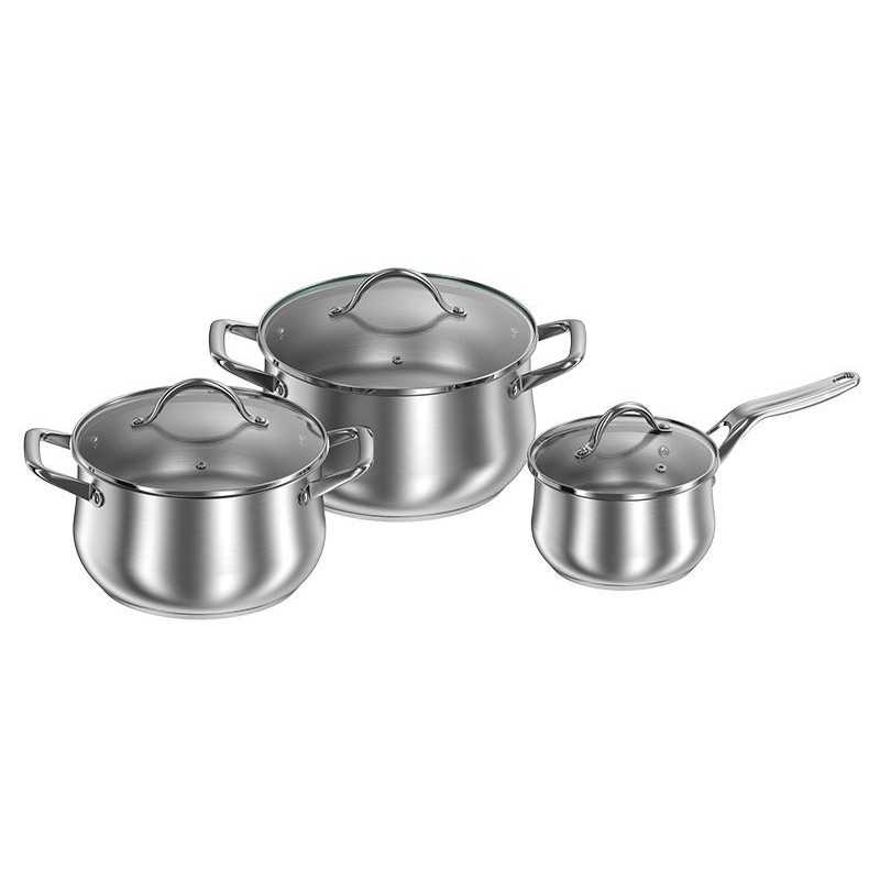 Puodų rinkinys Zyle 3 vnt Ø16 cm, Ø22 cm, Ø24 cm Puodų rinkinys Zyle 3 vnt Ø16 cm, Ø22 cm, Ø24 cm
