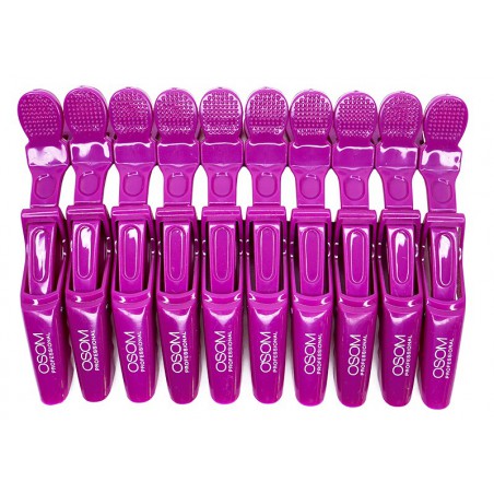 Klipsai plaukams Osom Professional Hair Clip violetinės spalvos