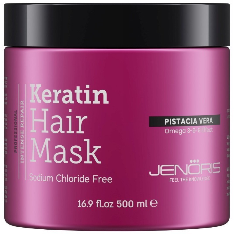 Kaukė plaukams su keratinu Jenoris Professional Hair Mask 500ml Kaukė plaukams su keratinu Jenoris Professional Hair Mask 500ml