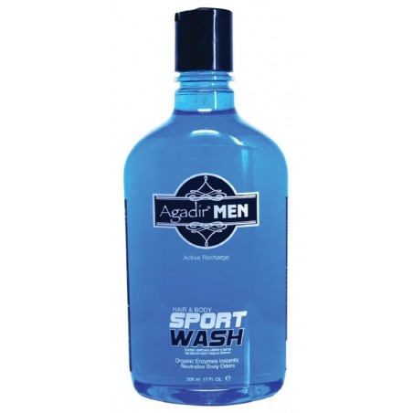 Šampūnas ir kūno prausiklis vyrams Agadir Men Sport Wash 508 ml