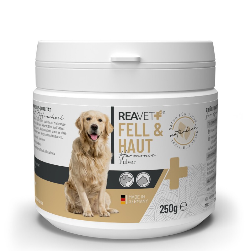 ReaVET kailiui ir odai harmony milteliai šunims ir katėms 250g ReaVET kailiui ir odai harmony milteliai šunims ir katėms 250g