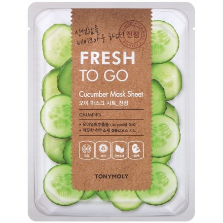 Veido kaukė Fresh To Go Cucumber Mask Sheet