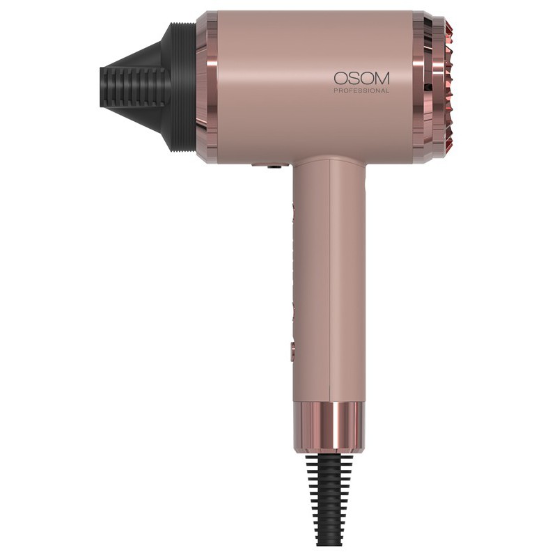 Plaukų džiovintuvas Osom Professional Rose Gold Hair Dryer Plaukų džiovintuvas Osom Professional Rose Gold Hair Dryer