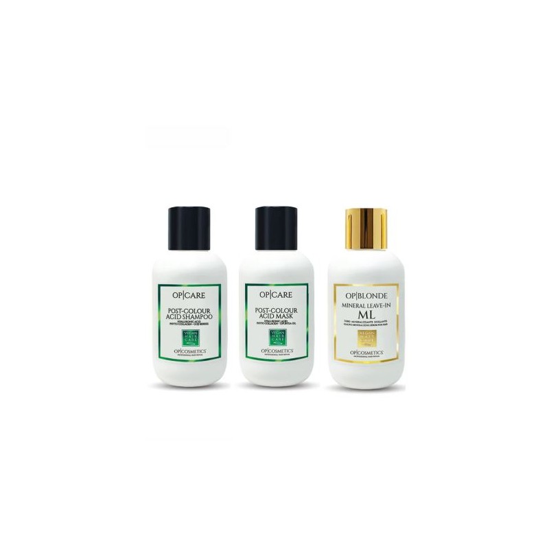 OP COSMETICS ACID - 96% organic - žemo pH rinkinys (vidutiniškai sausiems, pažeistiems plaukams) OP COSMETICS ACID - 96% organic - žemo pH rinkinys (vidutiniškai sausiems, pažeistiems plaukams)