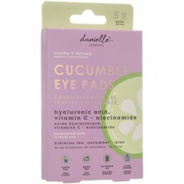 Padeliai-pagalvėlės akių sričiai Cucumber Eye Pads DC8737CUHN, 5 poros 2