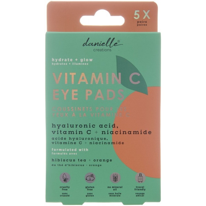 Padeliai-pagalvėlės akių sričiai Orange Eye Pads 5 poros