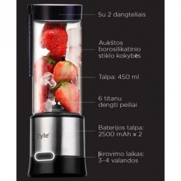 Įkraunama kokteilinė Zyle ZY02RBS 3