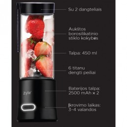 Įkraunama kokteilinė Zyle ZY02RBB 3