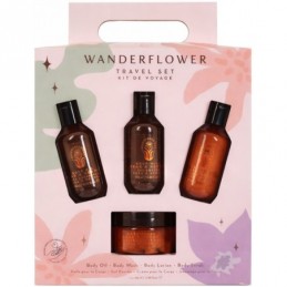 Kelioninis kūno priežiūros priemonių rinkinys Travel Essentials WFL0088TS, 4x100 ml 1