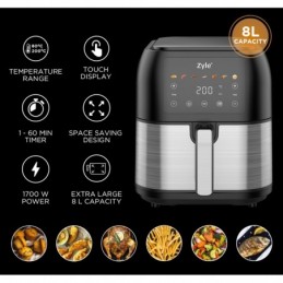 Karšto oro gruzdintuvė Zyle ZY008AF 3