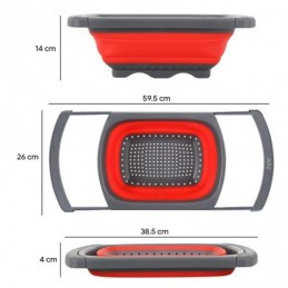 Silikoninis koštuvas su ištraukiamomis rankenomis, ZY988RST 2