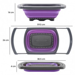 Silikoninis koštuvas su ištraukiamomis rankenomis, ZY989PST 2