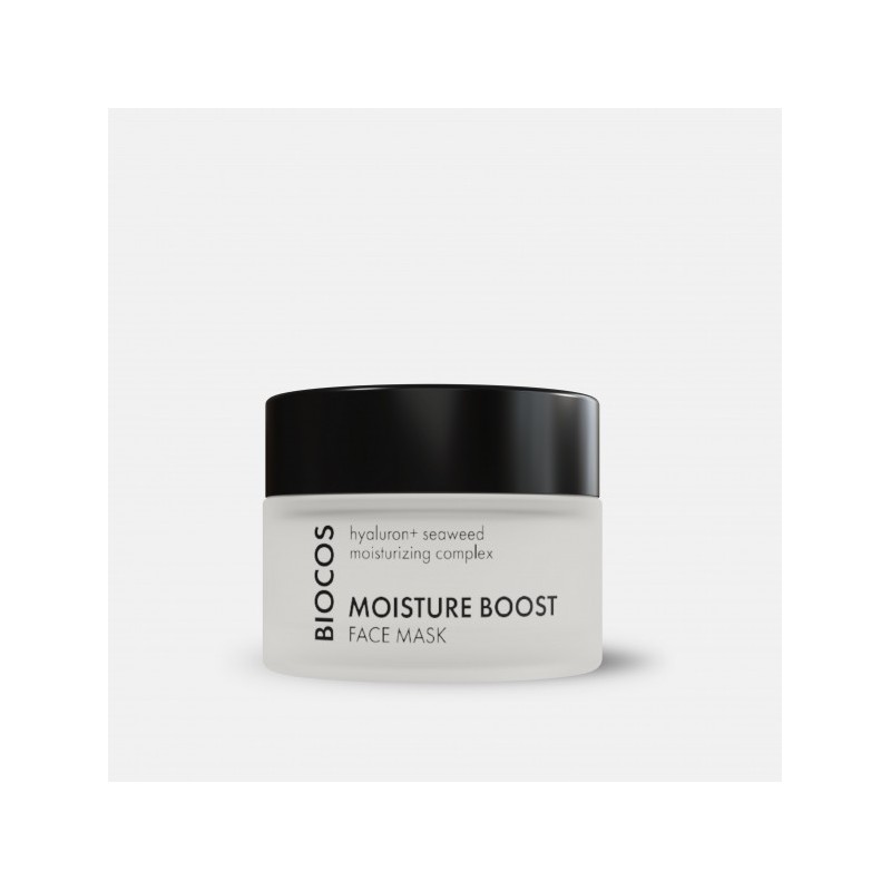Biocos intensyviai drėkinanti gelinė veido kaukė MOISTURE BOOST