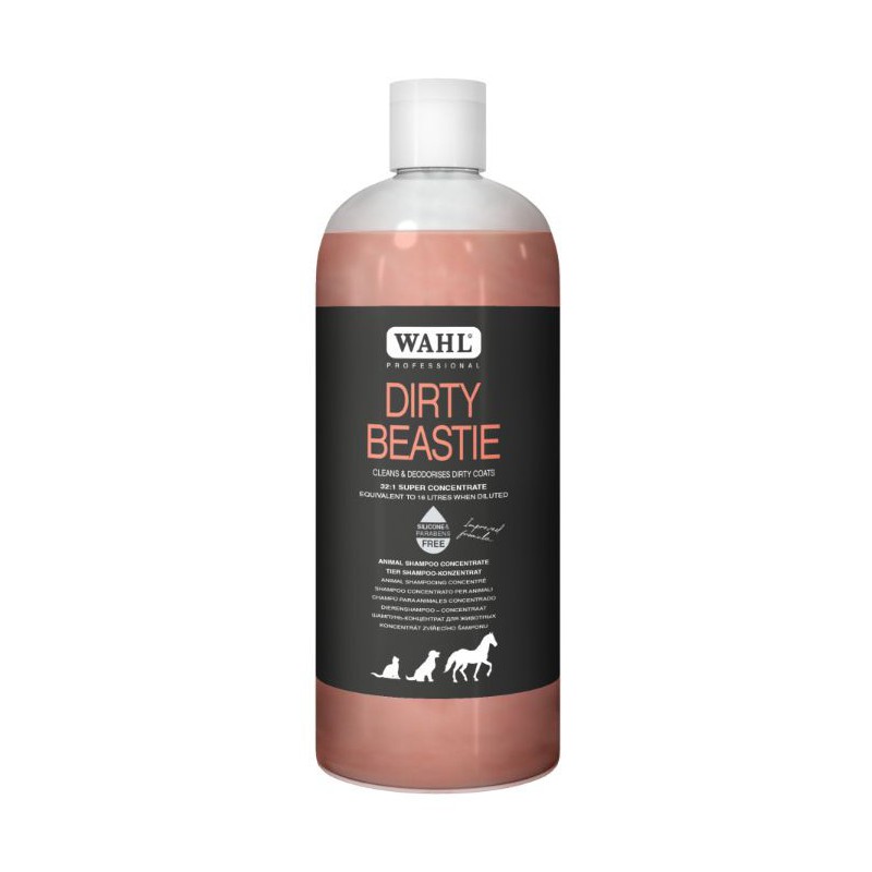 Šampūnas gyvūnams Wahl Pro Dirty Beastie 500 ml Šampūnas gyvūnams Wahl Pro Dirty Beastie 500 ml