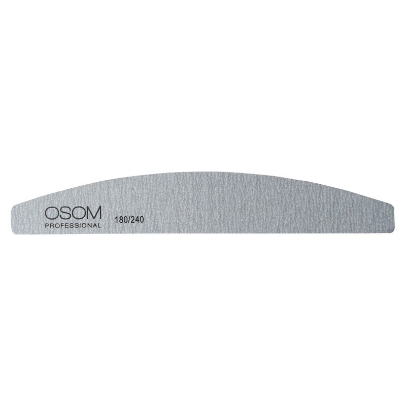 Dildė nagams Osom Professional Half Moon Shape zebra 180/240 Dildė nagams Osom Professional Half Moon Shape zebra 180/240