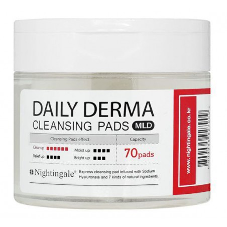 Makiažo valymo padeliai Nightingale Derma Cleansing Pads