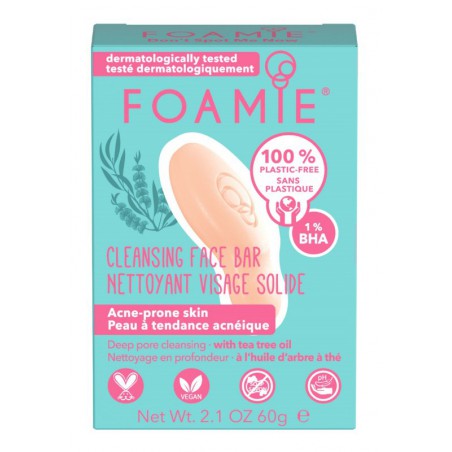 Kietasis veido prausiklis Foamie Face Bar Don't Spot Me Now
