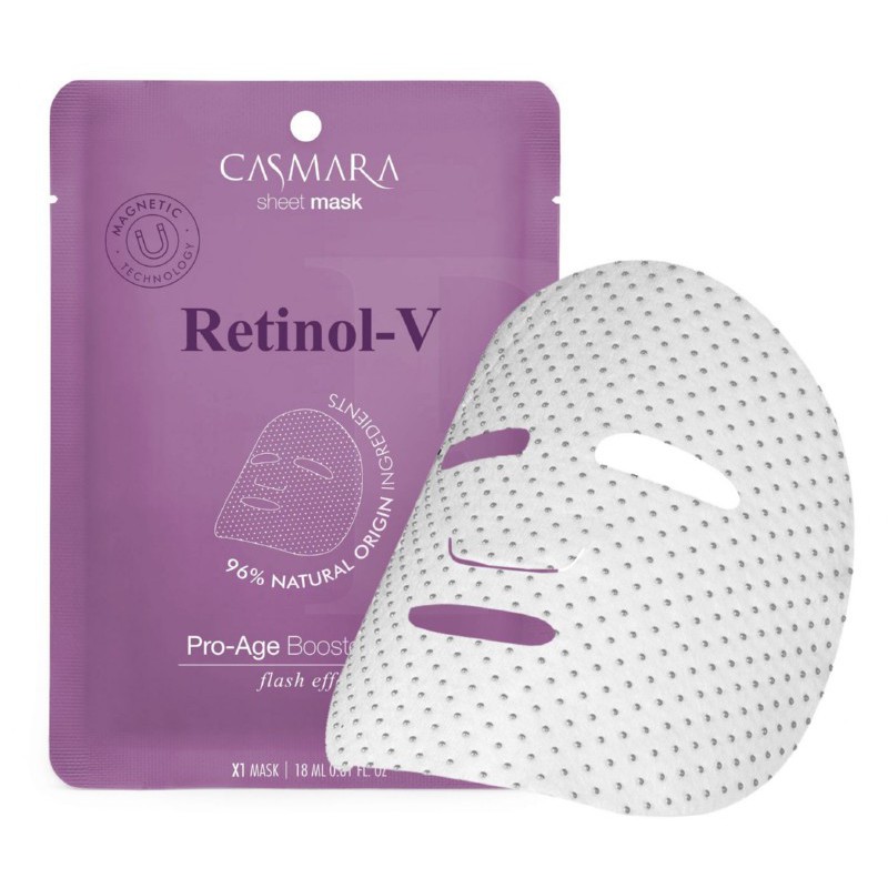 Veido kaukė Casmara Pro Age Booster Sheet Mask Retinol Veido kaukė Casmara Pro Age Booster Sheet Mask Retinol