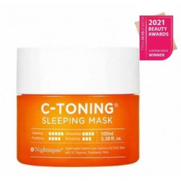 Naktinė kaukė veido odai Nightingale C-Toning 100 ml