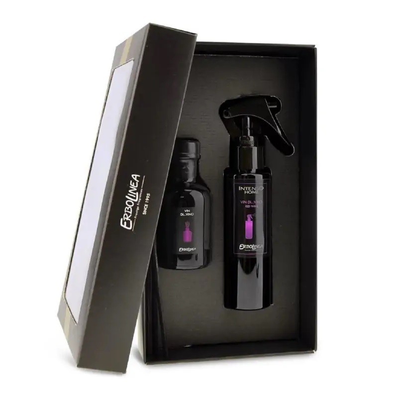 Kvapų namams rinkinys Erbolinea Prestige Vin Di Vino 100 ml ir 50 ml ERBGIFTPACK2 Kvapų namams rinkinys Erbolinea Prestige Vin Di Vino 100 ml ir 50 ml ERBGIFTPACK2