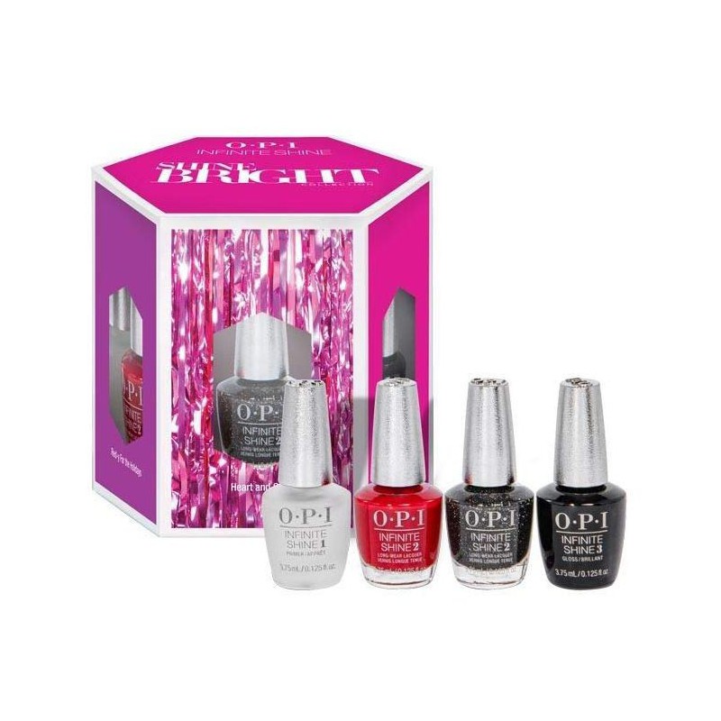 Hibridinių nagų lakų rinkinys OPI Shine Bright 4 mini Hibridinių nagų lakų rinkinys OPI Shine Bright 4 mini