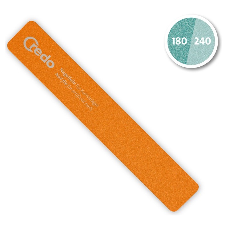 Dildė priauginamiems nagams Credo 180 mm180/240 Dildė priauginamiems nagams Credo 180 mm180/240