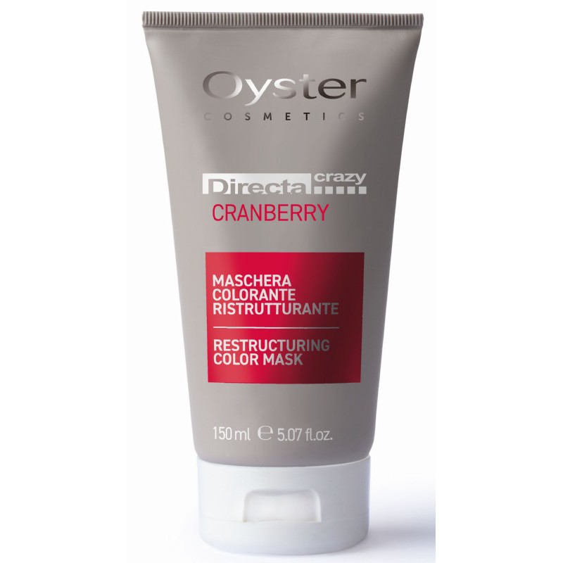 Plaukus dažanti kaukė Oyster Directa Crazy Cranberry spanguolių raudonumo 150 ml Plaukus dažanti kaukė Oyster Directa Crazy Cranberry spanguolių raudonumo 150 ml