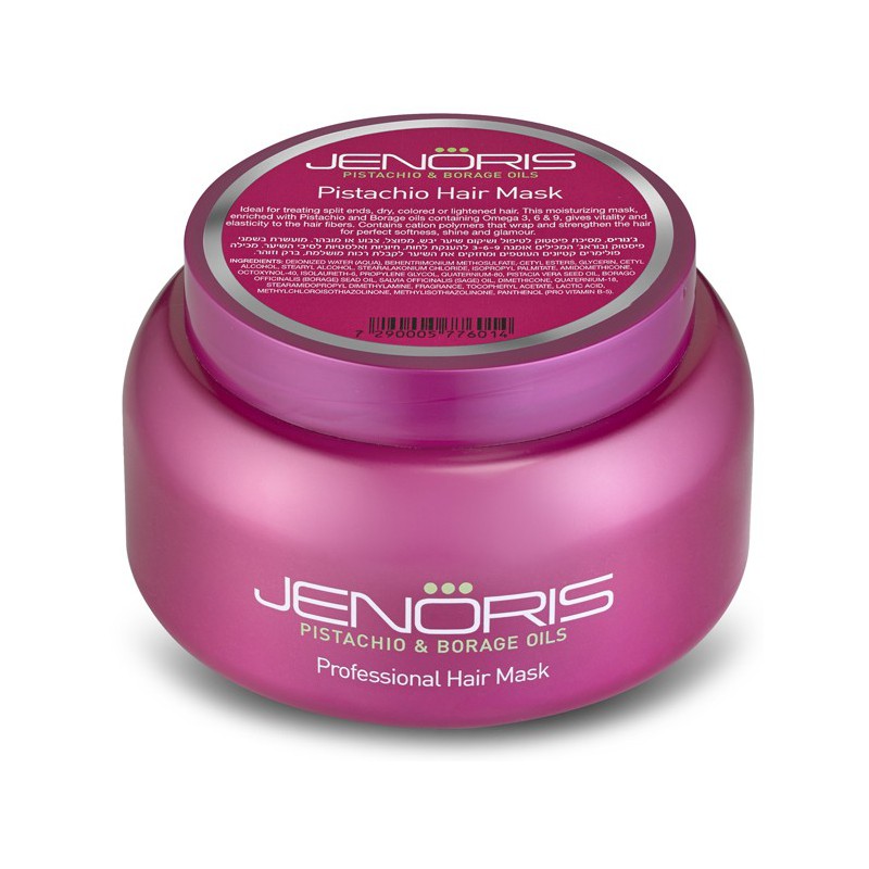 Kaukė plaukams Jenoris Professional Hair Mask su pistacijų aliejumi 500 ml Kaukė plaukams Jenoris Professional Hair Mask su pistacijų aliejumi 500 ml