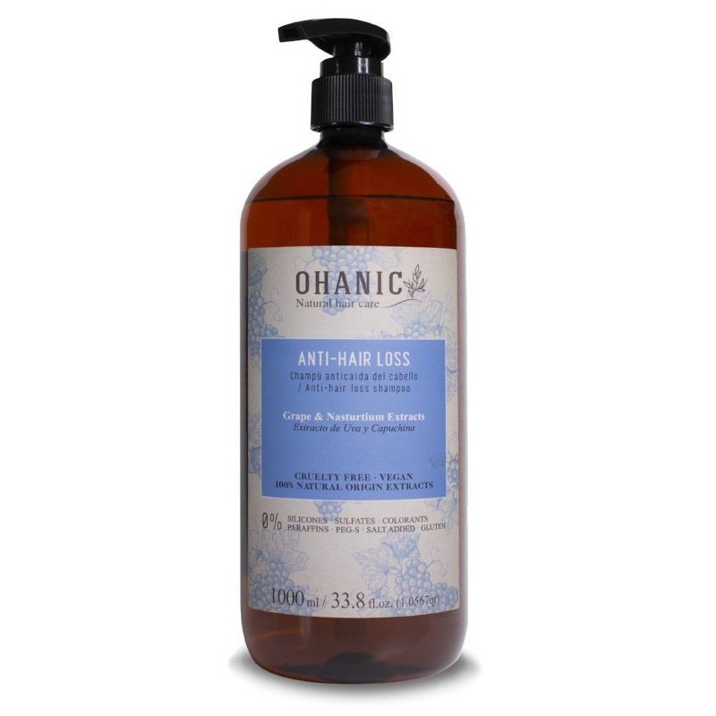 Šampūnas nuo plaukų slinkimo Ohanic Anti Hair Loss 1000 ml Šampūnas nuo plaukų slinkimo Ohanic Anti Hair Loss 1000 ml