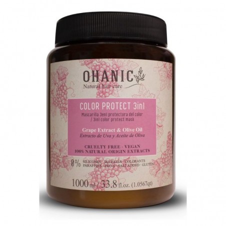 Kaukė dažytiems plaukams Ohanic Color Protect Mask 1000 ml