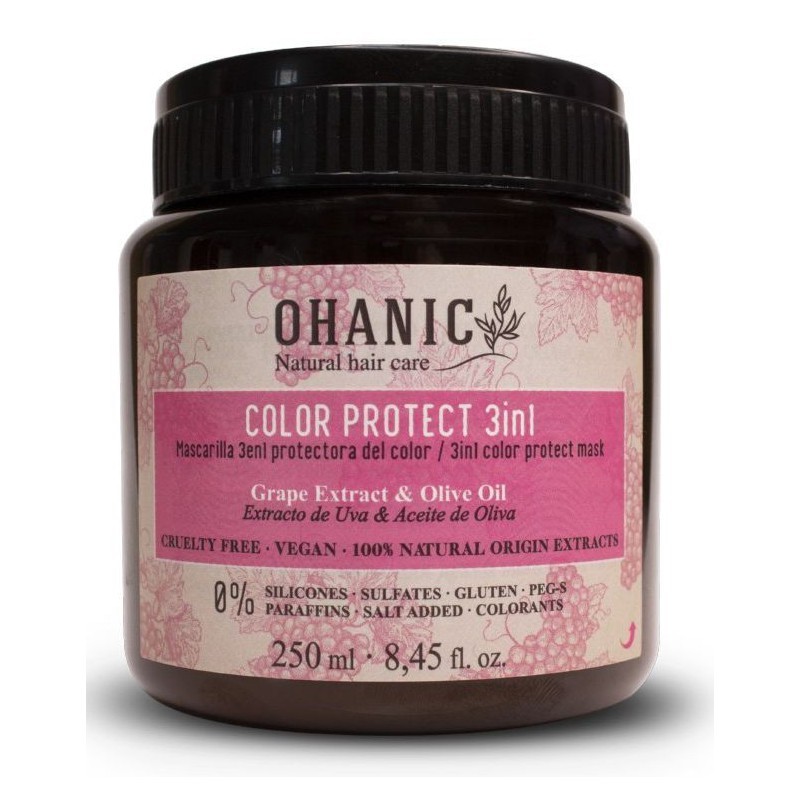 Kaukė dažytiems plaukams Ohanic Color Protect Mask 250 ml