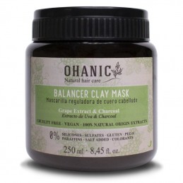 Kaukė riebiai galvos odai Ohanic Clay Balancer Mask 250 ml