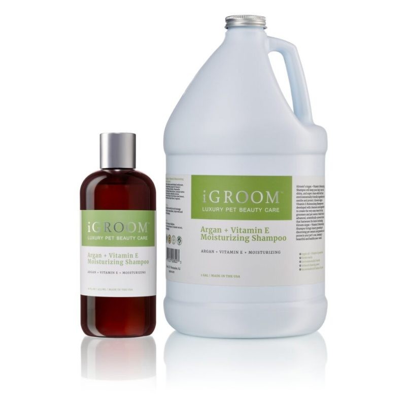Drėkinantis šampūnas iGroom Argan Vitamin E 473 ml