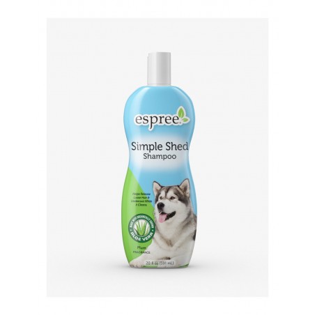 Espree Simple Shed šampūnas besišeriančiam kailiui 591 ml